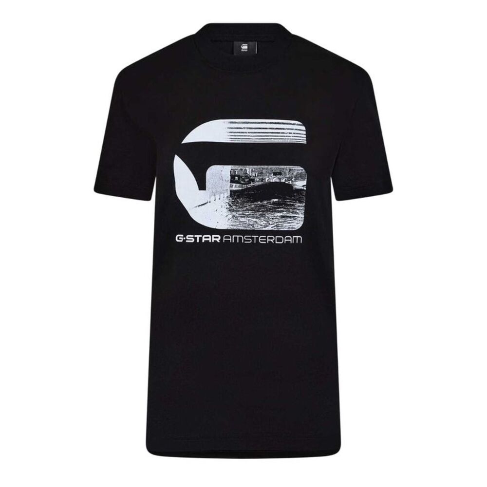 G-Star Mens Amsterdam T-Shirt / Dark Black